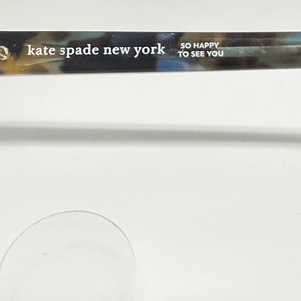 Kate Spade‎ Benedetta Eyeglasses Blue Tortoise Cat Eye Frames 49-16-135 RCT